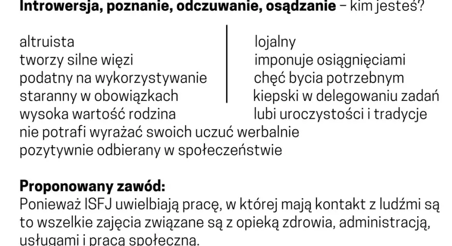 Jaki jest najczęstszy typ osobowości? Sekrety ISFJ i samopoznanie