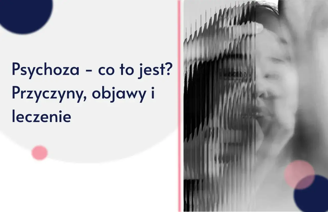 Psychoza: co to jest? Przyczyny, objawy i leczenie. Zniekształcony portret osoby, sugerujący zaburzenia percepcji.